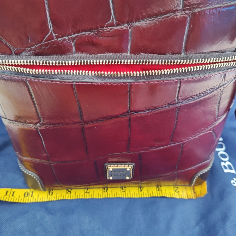 Dooney & Bourke Burgundy Crossbody Bag - Picture 10 of 10
